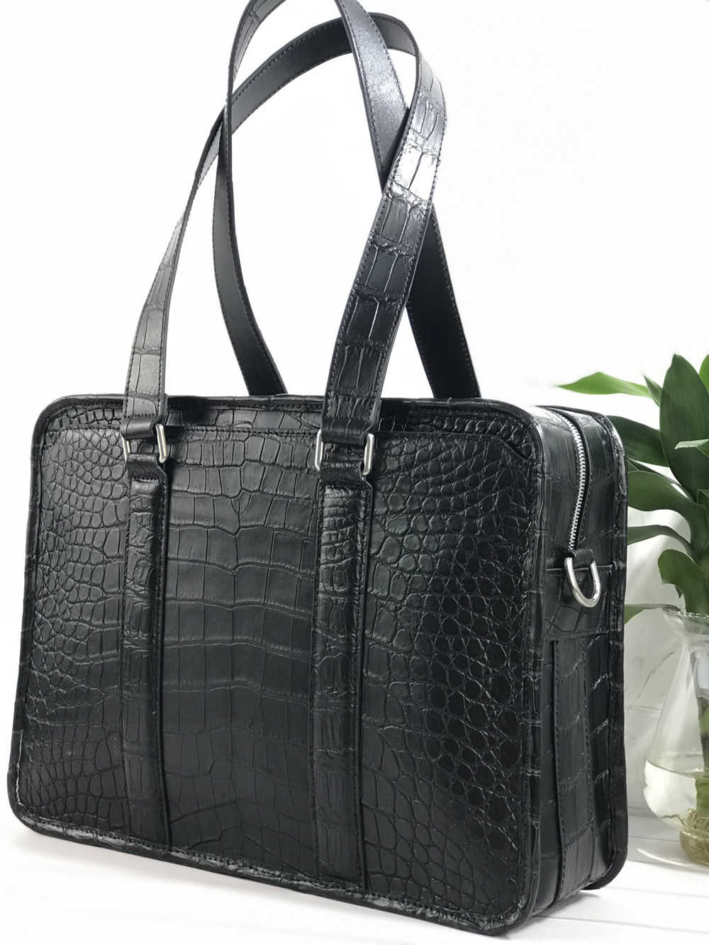 New Crocodile Leather Laptop B - Luxury Bags Tote 评论和价格